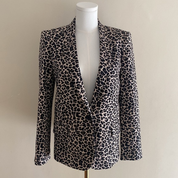 Zadig & Voltaire Leopard Print Blazer - Picture 1 of 10